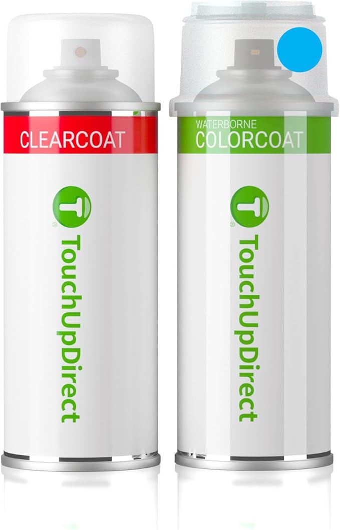TouchUpDirect XDA Oasis Blue Pearl Compatible with Subaru Exact Match Touch Up Paint Aerosol - Essential Kit