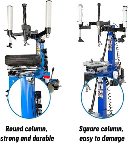 KATOOL ME 2.0HP Tire Changer Machine(Double Assist Arm+Bead Blaster) Wheel Balancer Machine Combo Tire Changer Tire Machine Tire Changing Machine Combo(530combo)