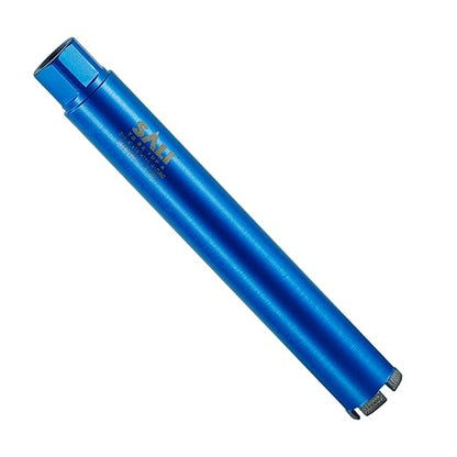 SALI Wet Diamond Core Drill Bits 2-1/4"/57mm Diameter, 15"/380mm Drilling Depth Concrete Core Drill Bit, 1-1/4-7" Thread Core Bit Turbo Laser-Welded Segments with Rebar, Brick, Block, Masonry, Stone