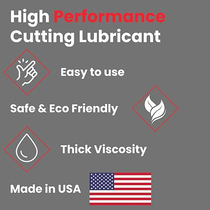 Cutting Paste for Drilling Metal - 2.5 Oz Tub (6-Pack) - Made in USA | Beeswax Cutting Oil for Drilling | High Performance Tapping & Cutting Wax | Saw Blade Lubricant & Drill Cutting Fluid