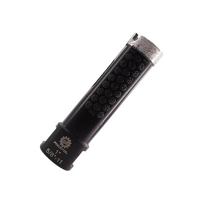 Diamond Core Drill Bit - FOCSTOL 1''(25mm) Laser Welded Hole Saw for Dry or Wet Drilling Granite Marble Concrete Quartz 5/8''-11 Thread