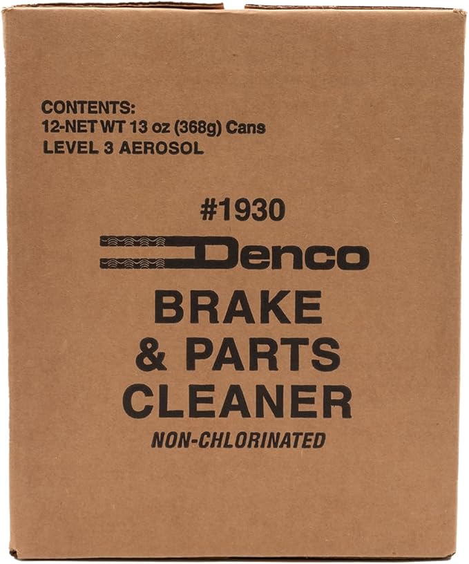 Denco #1930 Brake & Parts Cleaner - 13 OZ Net Wt - 15.3 FL OZ - 12 to 88 Pack (36)