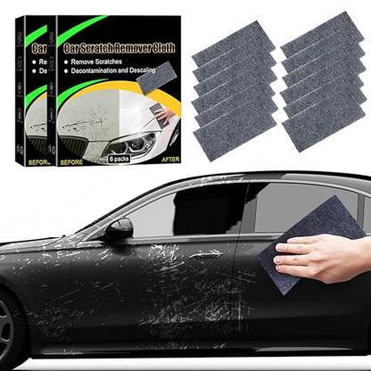 Nano Cloth Car Scratch Remover Set, 2025 New Car Scratch Repair Paste, Magic Nano Cleaning Cloth Automotive Cleaning Kit for Car Paint Scratches Repair Sparkle Cloth