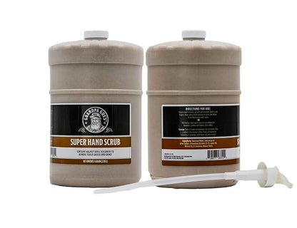 Grandpa Gus's Super Hand Scrub, Walnut Shell Scrubbers, Natural Handsoap, Degreaser for Automotive Mechanics & Constructors, 1 Gallon