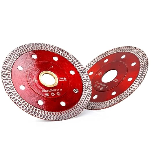 4inch Super Thin Diamond Porcelain Blade for Cutting Porcelain Tile Granite Marbles (DC-SXSB01-2pc)……