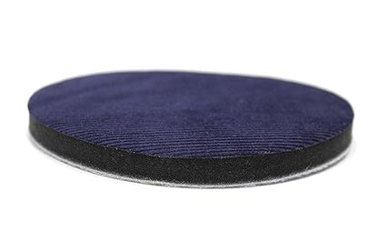 Maxshine 5.3" Universal 2-Pack Orange Peel Remover Purple Velvet Polishing Pads – 3000 Grit (135mm) – Hook & Loop for Polisher Plate – Professional Paint Refining & Detailing Pad