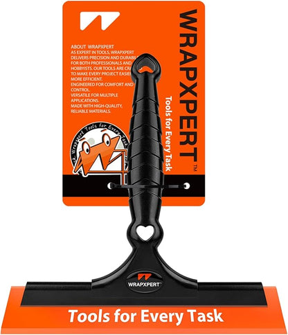 WRAPXPERT Window Tint Squeegee 8.27-inch Wide PU Blade for Car Window Tint Installation Flat Window Film Tint Tools for Car Front Windows Rear Glass Windshield Water Removal Bathroom Cleaning Kit