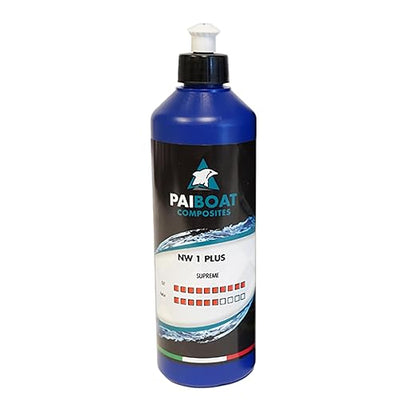 Fibre Glast NW 1 Plus Superior Cutting Polish, White, No Haze Scratch, Swirl & Scuff Remover for Marine, RV, Fiberglass, Car & Clear Coat Repair, 1 kg (Pack of 1)