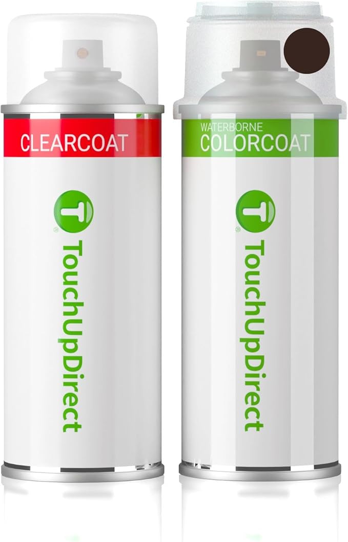 TouchUpDirect L8 Cinnabar Red Metallic Compatible with Ford Exact Match Touch Up Paint Aerosol - Essential Kit