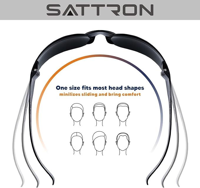 SATTRON 50 Pack of Tinted Safety Glasses, Scratch & Impact Resistant Protective Eyewear, Dark Lenses for UV Protection, Safety Sunglasses for Construction, Outdoor Work & Shooting