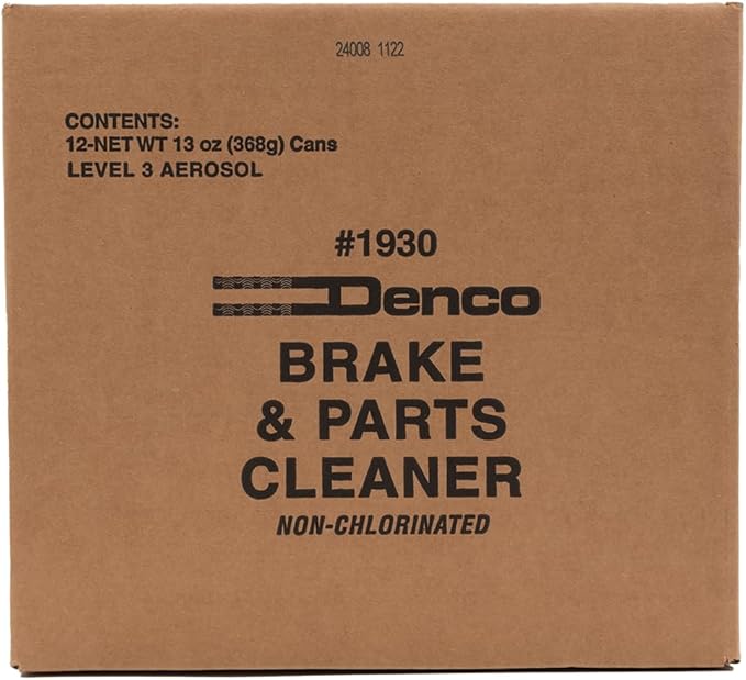 Denco #1930 Brake & Parts Cleaner - 13 OZ Net Wt - 15.3 FL OZ - 12 to 88 Pack (36)