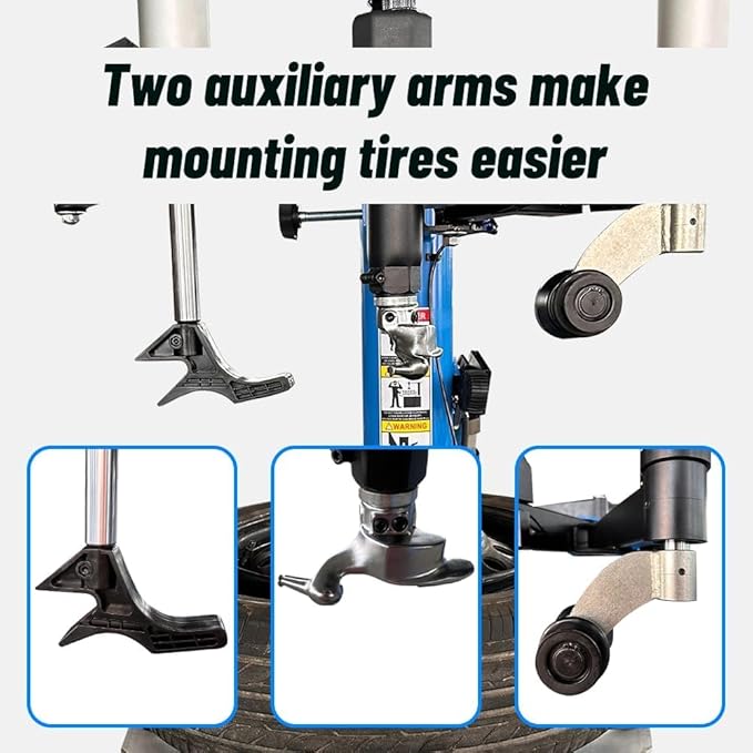 KATOOL ME 2.0HP Tire Changer Machine(Double Assist Arm+Bead Blaster) Wheel Balancer Machine Combo Tire Changer Tire Machine Tire Changing Machine Combo(530combo)