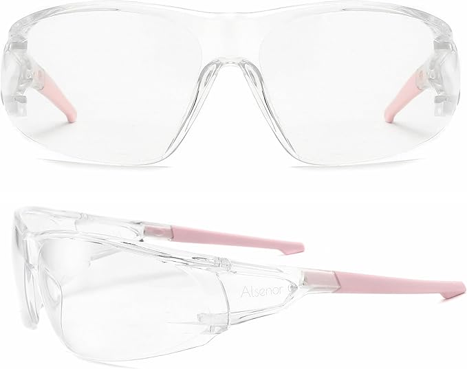 Alsenor Anti Fog Goggles Wrap-Around Shooting Safety Glasses Blue Light Blocking Protective Eyewear ANSI Z87 Cycling Glasses
