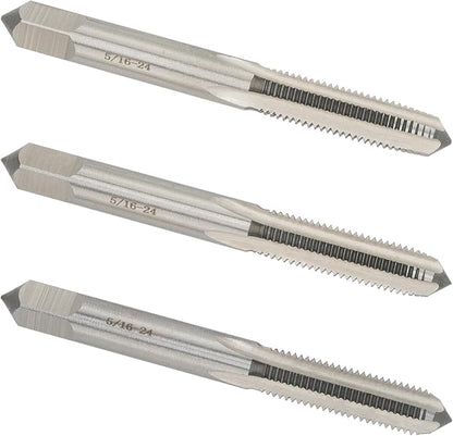 5/16"-24 UNF Hand Tap Right Hand, 5/16 x 24 Threading Hand Tap 3Pcs