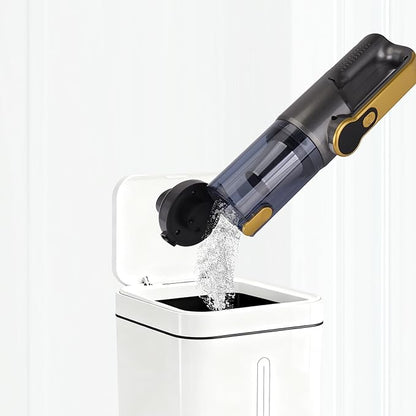 VIPDIGI Handheld Vacuum Cordless, Car Vacuum Portable Cordless 6000mAh Dust Busters Rechargeable Brushless Motor 18000Pa Strong Suction, Portable Vacuum for Car Home with 6 Accessories, Yellow