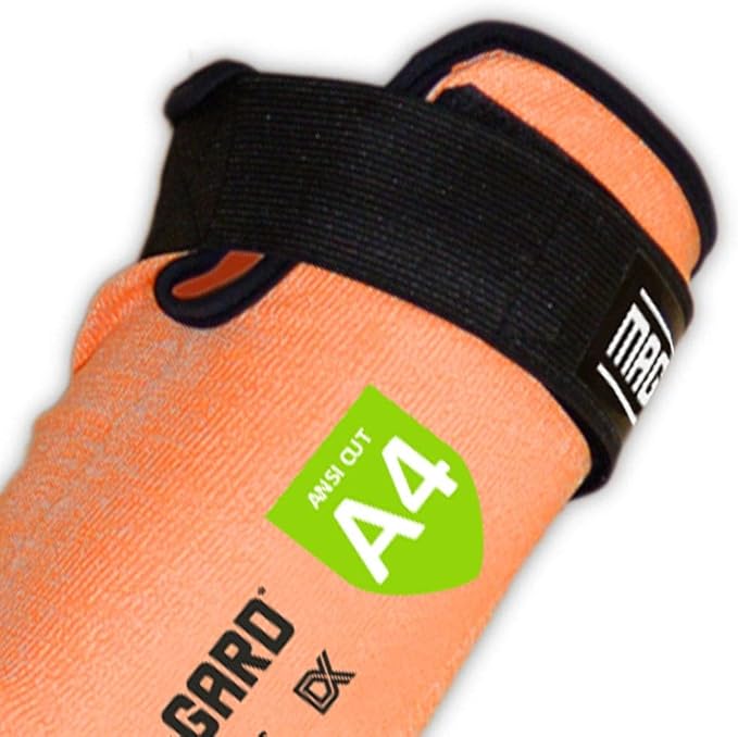 MAGID DXS18BS M-Gard Heat Transfer-DX Technology Cut-Resistant Safety Sleeve - 18" (60 Pair)
