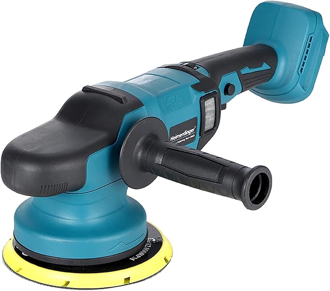 Brushless Cordless Car Polisher Kit Compatible with Makita 18V Battery- 6 Inch Orbital Buffer, 6-Speed Adjustable,Portable Waxing & Detailing Machine for Cars-Tool Only