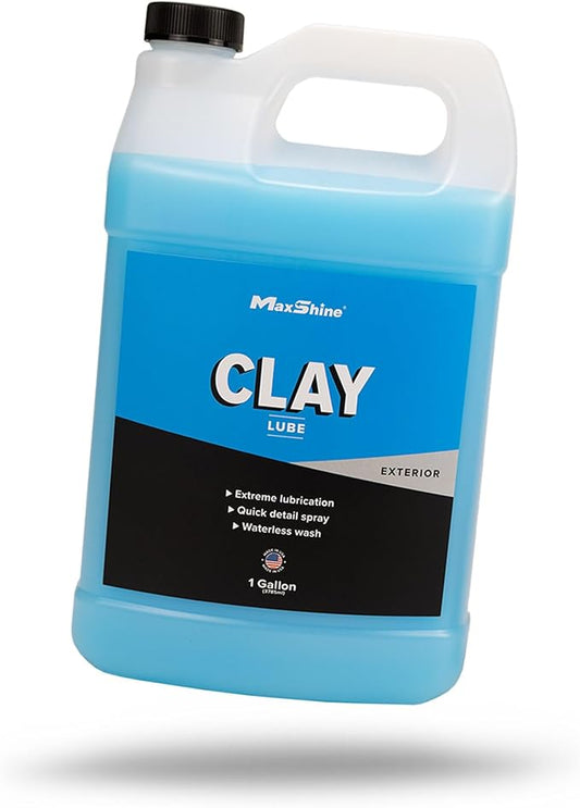 Maxshine 1 Gallon Clay Lube Spray – Synthetic Lubricant for Clay Bars & Clay Blocks – Hyper Slick Formula for Surface Protection – Ideal for Cars, Trucks, SUVs & More – DIY Detailing