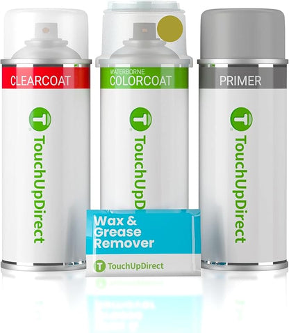 TouchUpDirect UCG Plasma Yellow Compatible with Subaru Exact Match Touch Up Paint Aerosol - Preferred Kit