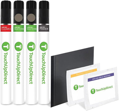 TouchUpDirect 1L5 Smoked Carbon Tricoat Compatible with Subaru Exact Match Touch Up Paint Brush - Platinum Kit