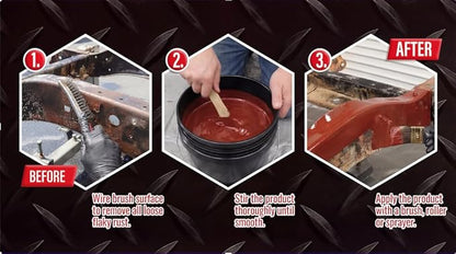 2-in-1 Rust Converter & Metal Primer - 1 Gallon Red Rust Paint Inhibitor for Metal, Ultra Car Rust Reformer & Encapsulator, Long-Lasting Anti Rust Conversion Coating, Heat Resistance.Covers up to 1,000 Sqft. Per Gallon. Permanently Stops Corrosion. Mad...