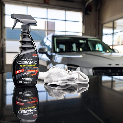 Stoner Car Care 92333-6PK Hybrid Ceramic Trim Shine – Restores Faded Plastic & Vinyl to OEM Finish, Long Lasting Water-Based UV Protection for Interior & Exterior Trim – 16 fl oz (Pack of 6)