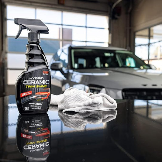 Stoner Car Care 92333-2PK Hybrid Ceramic Trim Shine – Restores Faded Plastic & Vinyl to OEM Finish, Long Lasting Water-Based UV Protection for Interior & Exterior Trim – 16 fl oz (Pack of 2)