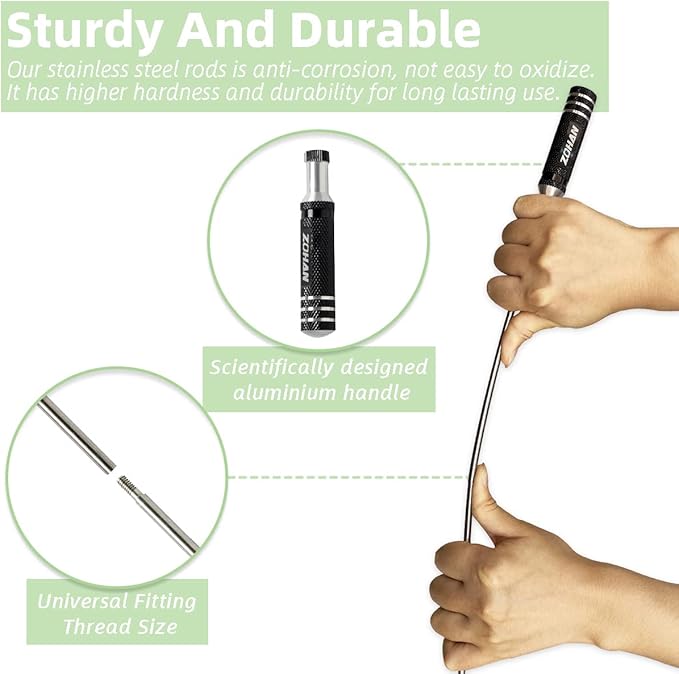 ZOHAN Shotgun Cleaning Kit for 12 Gauge,Shotgun Cleaner Supplies Gun Cleaning Kit with Gun Cleaning Brush