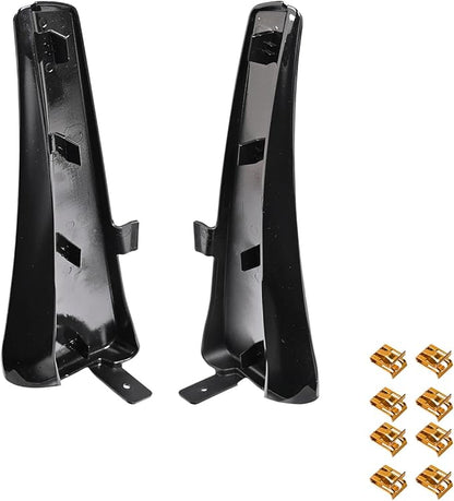 BILLFARO Extended Front Splash Guards Mud Flaps,ABS Plastic Wheels Rock Guards Mudflap Fender Mudguard Mud Guards Protector ﻿Accessories for Corvette C8 Z06 2023+ for C8 E-Ray 2024+