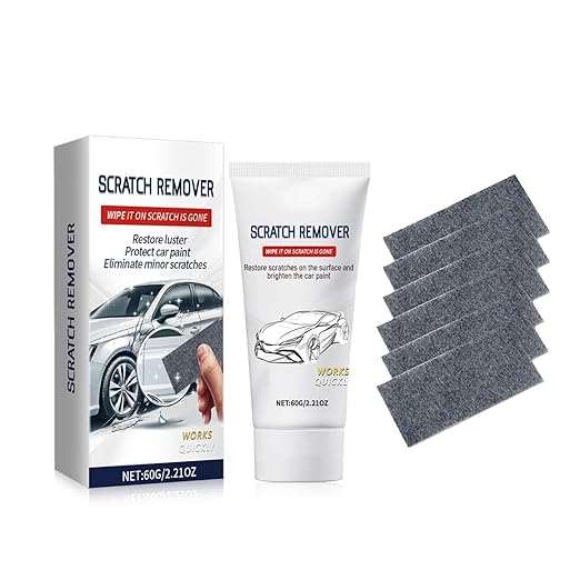 Scratch Remover for Vehicles, Car Surface Care Cream for Light Marks & Swirl Lines, Paint Polishing & Shine Enhancing Formula, Auto Detailing Paste for All Paint Colors