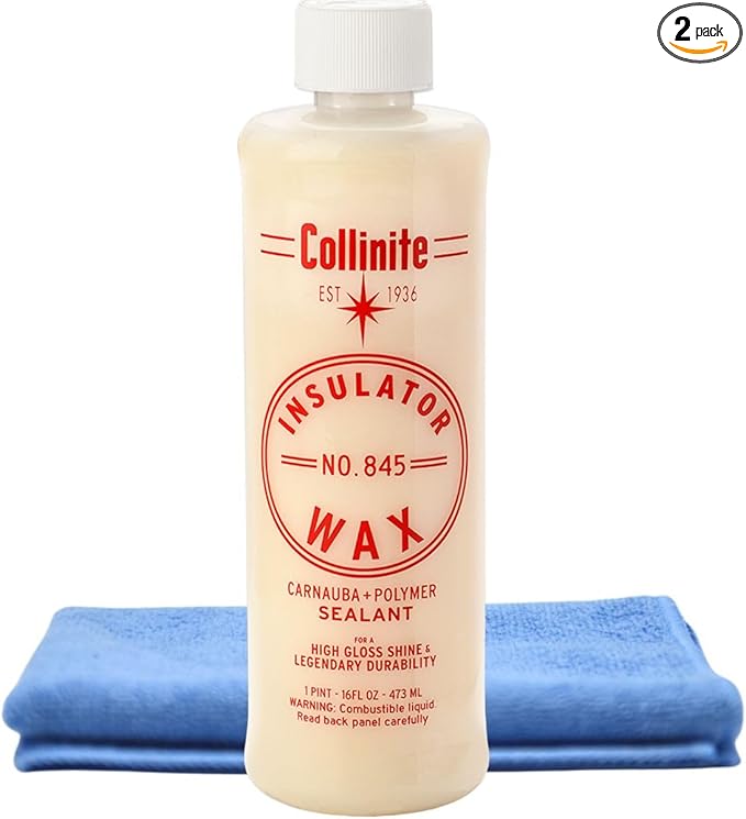 Collinite No. 845 Insulator Wax & Towel Combo