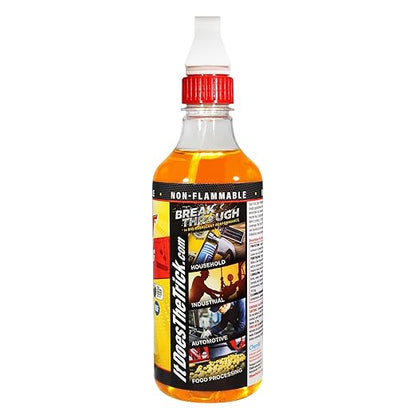 Trick Shot Penetrating Lubricant | Non-Toxic, Eco-Friendly, & USDA BioPreferred | Industrial Strength | Rust Penetrating Oil & Metal Protectant | 16-Ounce Pump Sprayer (12 Pack)