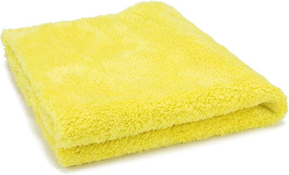 Autofiber [Korean Plush 550] Premium Edgeless Detailing Towels 550gsm (16"x16") Yellow - 3 Pack