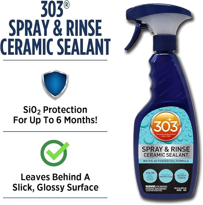 303 Products Spray & Rinse Ceramic Sealant Bundle