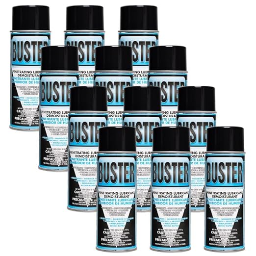 Buster is a Versatile penetrant, Lubricant, demoisturant, and protectant. (12)