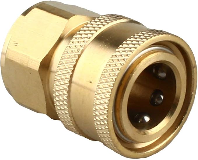 Pressure Washer Adapter Set,M22 Female Thread Fitting, 3/8" Quick Connect kit,5000 PSI