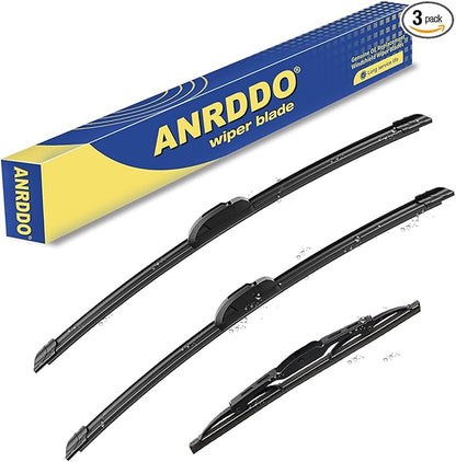 3 wipers Replacement for 2017 2018 2019 2020 2021 2022 2023 GMC Acadia Windshield Wiper Blades Original Equipment Replacement - 24"+20"+11" (Set of 3) U & J HOOK