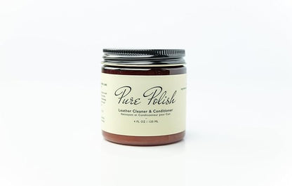 Pure Polish Premium Natural Leather Cleaner and Conditioner - 4 oz