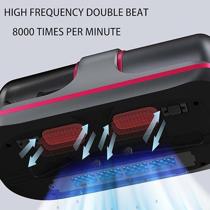 Pure Sleepy Pro Bed Vacuum Dust Mites, 2025 Upgrade 12000pa Pure Sleepy Pro Bed Vacuum, Mattress Cleaner Machine Deep Cleaner with Uv-C Light, 8,000 Vibrations Per Minute (Black)