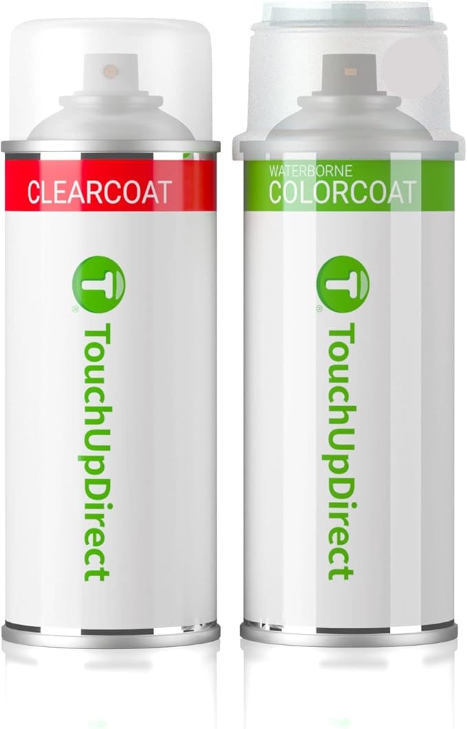 TouchUpDirect UX Ingot Silver Metallic Compatible with Ford Exact Match Touch Up Paint Aerosol - Essential Kit