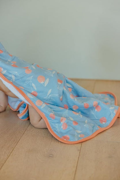 Copper Pearl Hooded Bath Towels Premium Knit/Terry Cloth Baby Towels with Hood, Pockets, and Cool Designs - Great to Gift and Make Bath Time Fun - Baby Bath Towel, Clementine