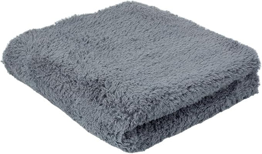 Maxshine 16" x 24" Universal Grey Microfiber Towels – 600GSM Edgeless Design – Ultra-Soft, High-Absorbency Towels for Car Detailing, Polishing & Scratch-Free Cleaning
