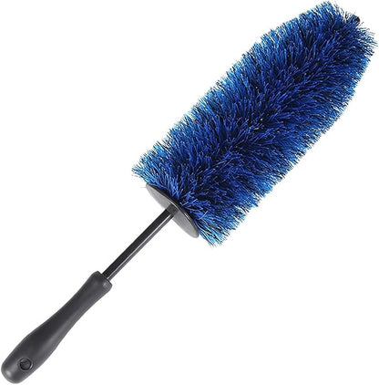 Mr. Detroit - 8pc Car Wheel Detailing Kit Wheel and Tire Cleaner, Wheel & Body Brushes, Wheel Barrel Brush, Rim Brush, Drill Wheel Brush, Applicator Pad, Non-Scratch Deep Clean