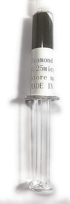 Diamond Lapidary Paste for Finest Mirror Finish 5 Gram (100,000 Grit / 0-0.25 Micron)