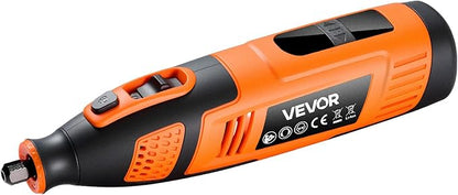 VEVOR 119-Piece Cordless Rotary Tool Kit, DC12V Portable Mini Power Rotary Tool, 28-Level Speed 5000-32000 RPM Multi-Purpose DIY Tools for Engraving, Sanding, Polishing, Carving, Cutting, DIY Crafts