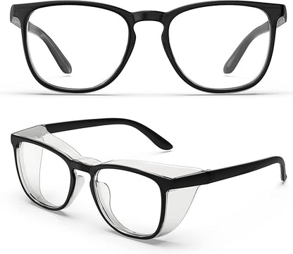 Stylish Safety Glasses, Clear Anti-Fog Anti-Scratch Protective Glasses For Men And Women