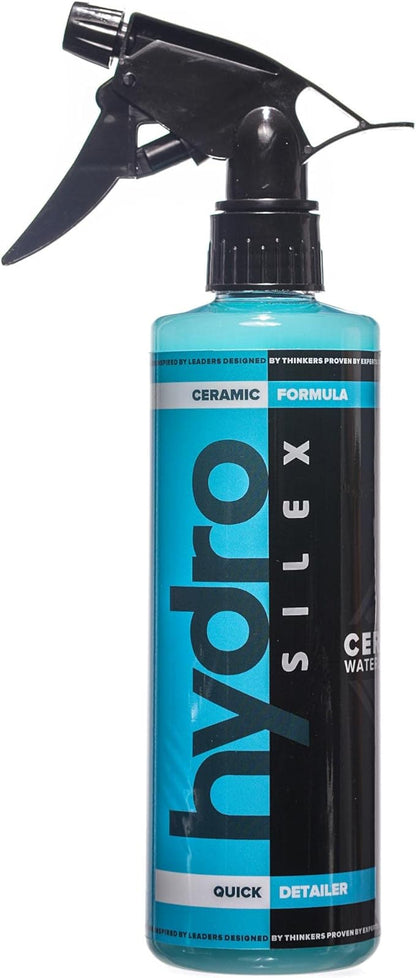 HydroSilex Ceramic Waterless Wash (16oz) Waterless Car Wash Spray For Car Detailing No Hose or Soap Needed Ultra Slick Lubricating Formula No Rinse, Spray Ceramic Coating.
