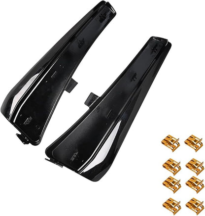 BILLFARO Extended Front Splash Guards Mud Flaps,ABS Plastic Wheels Rock Guards Mudflap Fender Mudguard Mud Guards Protector ﻿Accessories for Corvette C8 Z06 2023+ for C8 E-Ray 2024+