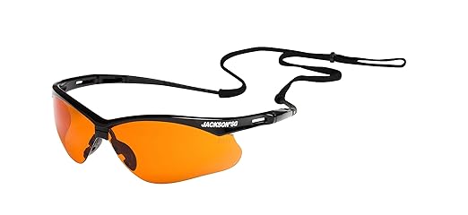 Jackson Safety SG Safety Glasses – Eye Protection for Men and Women – ANSI Z87.1 (Pack of 12)