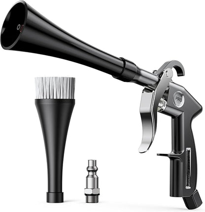 Tornado Car Cleaning Gun Interior Dryer Air Blow Gun, Automotive Tool Car Detailing Supplies High Pressure Air Gun, Car Detailing Cleaner Kit for Car Quickly Blasts Dirt and Dust Works with Air